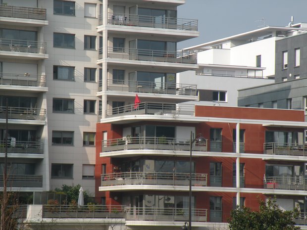  fenêtres d'appartements, grands Moulins